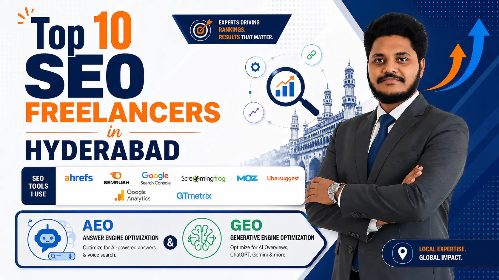 Top 10 SEO Freelancers in Hyderabad helps businesses to stand out as a no 1 in the market